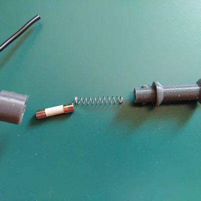 Đế giữ cầu chì 5x20mm có lò xo (tùy chỉnh tham số)