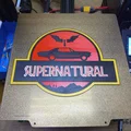 Mô hình trang trí tường Supernatural chủ đề Jurassic Park - Thumbnail 2