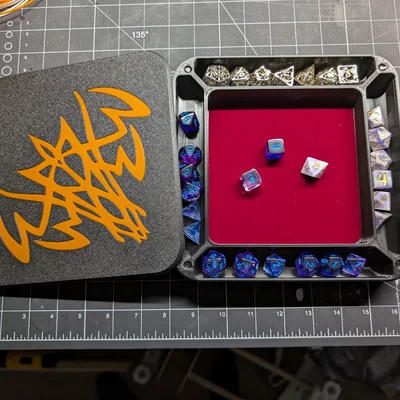 Stormlight Archive - Stoneward - Nắp cho NokBox TTRPG Dice Box