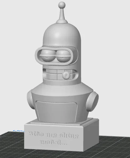 Bender Bust – Tượng Bán Thân Fanart - Image 8