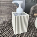 Vỏ/Ống chứa gân cho chai refill Muji PET 400 mL (Ribbed Hand Soap Sleeve) - Thumbnail 1