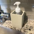 Vỏ/Ống chứa gân cho chai refill Muji PET 400 mL (Ribbed Hand Soap Sleeve) - Thumbnail 3