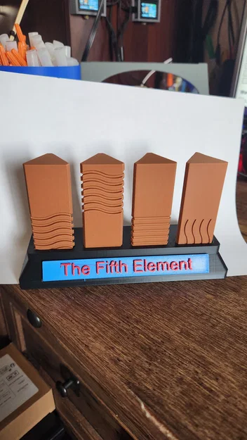 Bộ Mô Hình Trang Trí The Fifth Element Stones Ấn Tượng Cho Fan Phim - Image 1