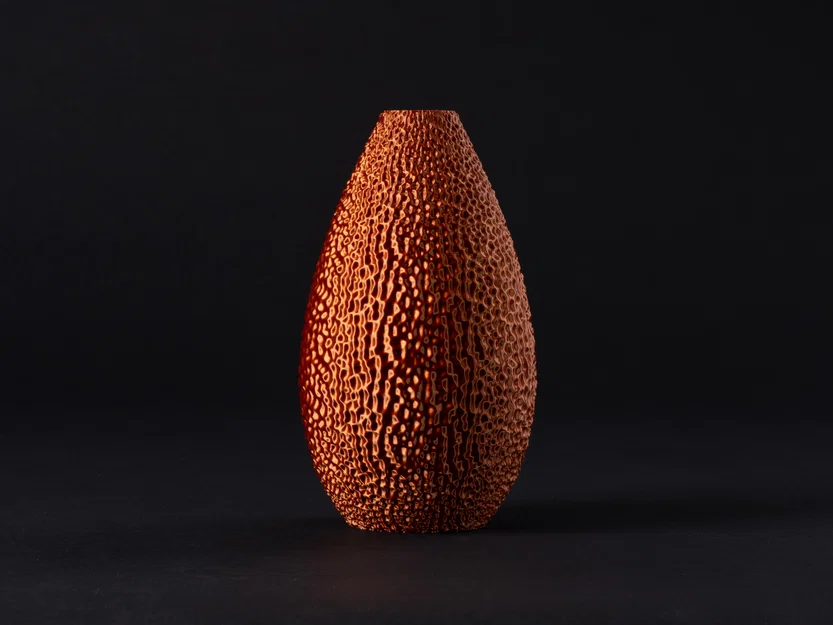 Bình hoa giọt nước vân gợn noisy (vase mode) - Image 1