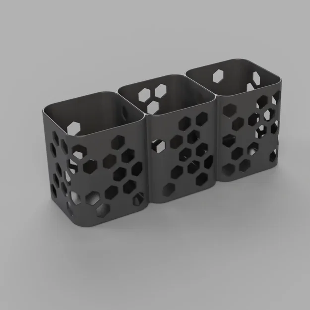 Khay đựng đồ đa năng họa tiết lục giác in 3D tiện lợi - Image 1