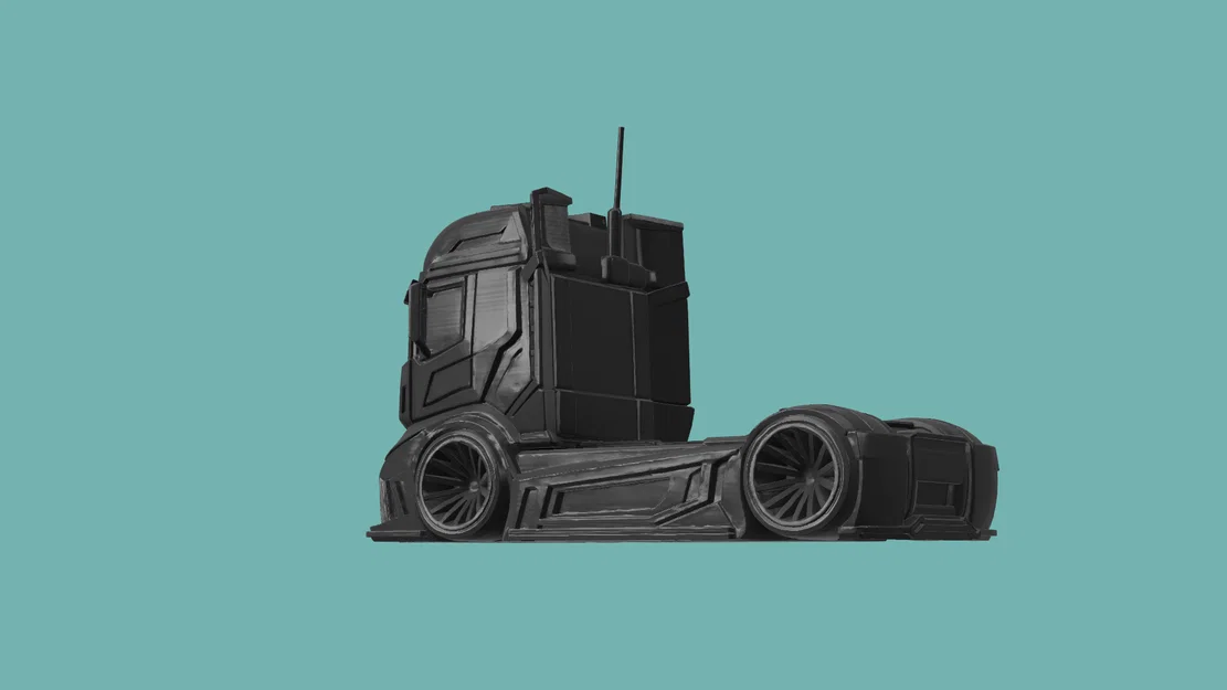 Xe Tải Mercedes Tương Lai (Futuristic Mercedes Truck) - Image 2