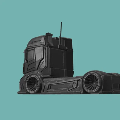 Xe Tải Mercedes Tương Lai (Futuristic Mercedes Truck)