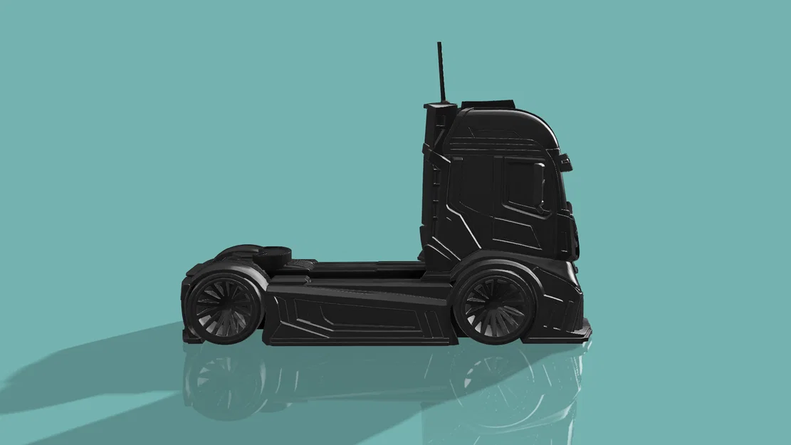 Xe Tải Mercedes Tương Lai (Futuristic Mercedes Truck) - Image 3