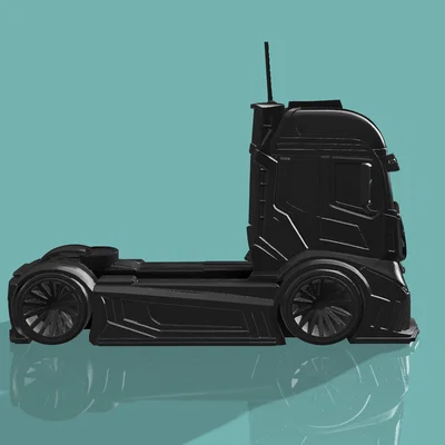 Xe Tải Mercedes Tương Lai (Futuristic Mercedes Truck)