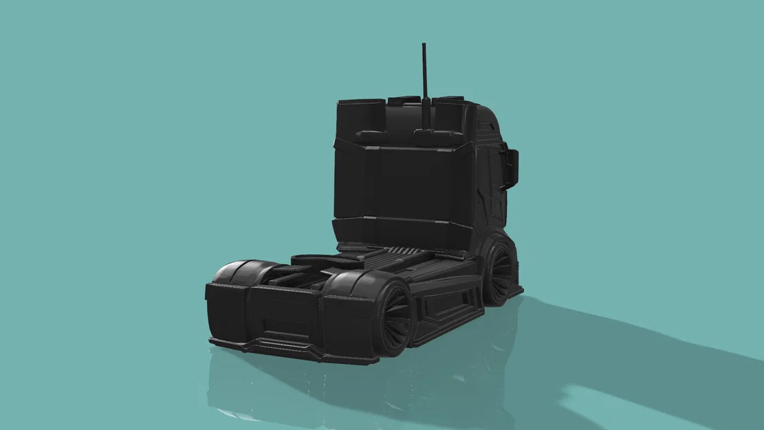 Xe Tải Mercedes Tương Lai (Futuristic Mercedes Truck) - Image 4