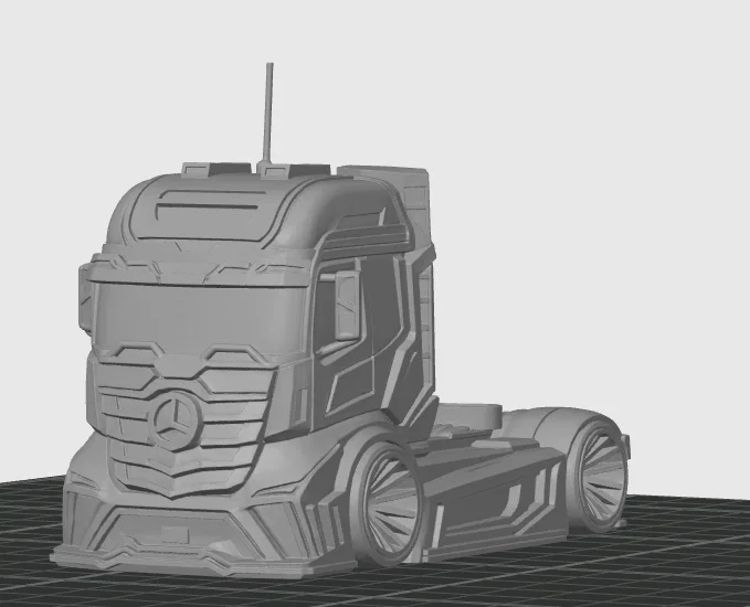 Xe Tải Mercedes Tương Lai (Futuristic Mercedes Truck) - Image 7