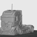 Xe Tải Mercedes Tương Lai (Futuristic Mercedes Truck) - Thumbnail 7