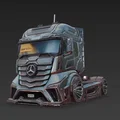 Xe Tải Mercedes Tương Lai (Futuristic Mercedes Truck) - Thumbnail 10