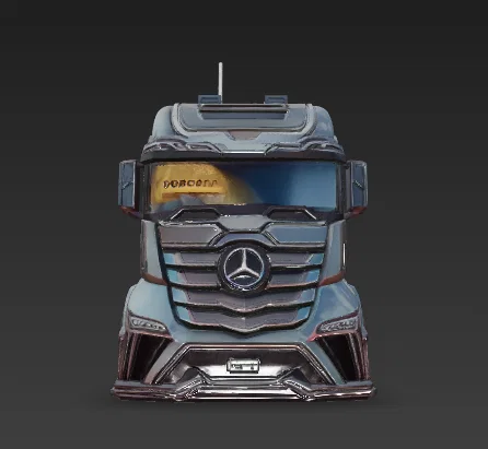 Xe Tải Mercedes Tương Lai (Futuristic Mercedes Truck) - Image 11