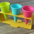 Kệ đỡ kem ốc quế (Ice cream stand / Stojánek na zmrzliny) - Thumbnail 3