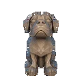 Tượng Chó Faceted (Low Poly) Trang Trí Hiện Đại - Thumbnail 1