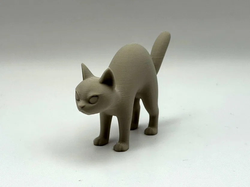 Mô hình chú mèo con vươn mình đáng yêu - File in 3D - Image 2