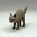 Mô hình chú mèo con vươn mình đáng yêu - File in 3D - Thumbnail 2
