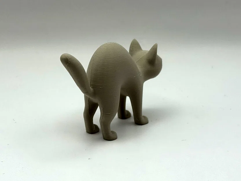 Mô hình chú mèo con vươn mình đáng yêu - File in 3D - Image 3