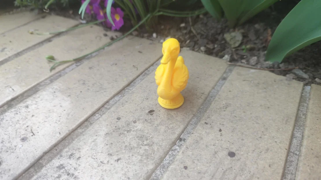 Mô hình tượng đà điểu 12cm in 3D trang trí độc đáo - Image 2