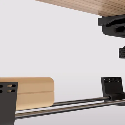 No. 5 Wire Organizer cho Standing Desk (Khay treo ổ điện & gom dây)