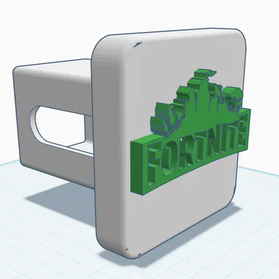 Nắp đậy móc kéo xe (Tow Hitch Cover) phong cách Fortnite