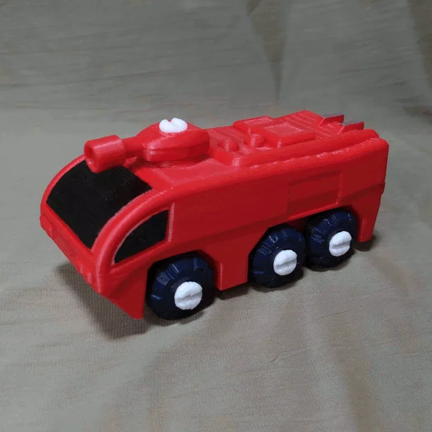 Mô hình xe chữa cháy sân bay 3D – Đồ chơi lắp ráp độc đáo cho bé - Image 1
