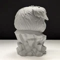 Grumpy Dog - Stone Bust (Tượng bán thân chó cau có bằng đá) - Thumbnail 5