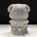 Grumpy Dog - Stone Bust (Tượng bán thân chó cau có bằng đá) - Thumbnail 6