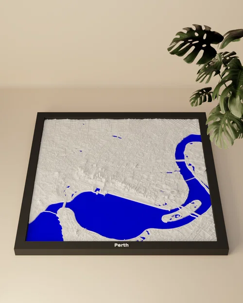 Perth - 3D Miniature (Bản thu nhỏ địa hình in 3D) - Image 1