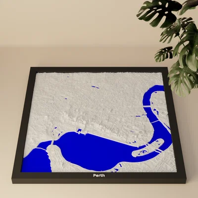 Perth - 3D Miniature (Bản thu nhỏ địa hình in 3D)