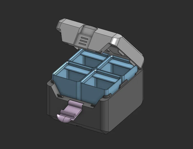 Hộp đựng đồ đa năng Modern Gridfinity Case 2x2x9 chất lượng cao - Image 1