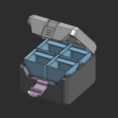 Hộp đựng đồ đa năng Modern Gridfinity Case 2x2x9 chất lượng cao