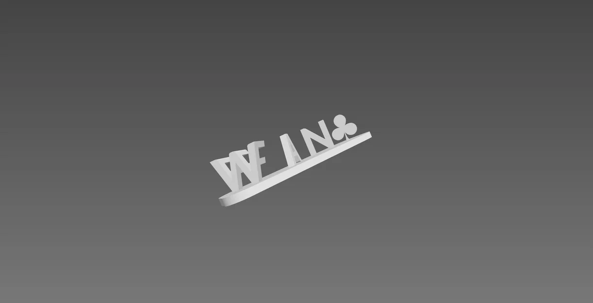Ambigram 3D WIN FAIL – đảo chiều tạo động lực - Image 1