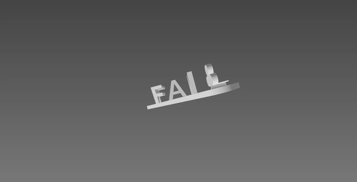 Ambigram 3D WIN FAIL – đảo chiều tạo động lực - Image 2