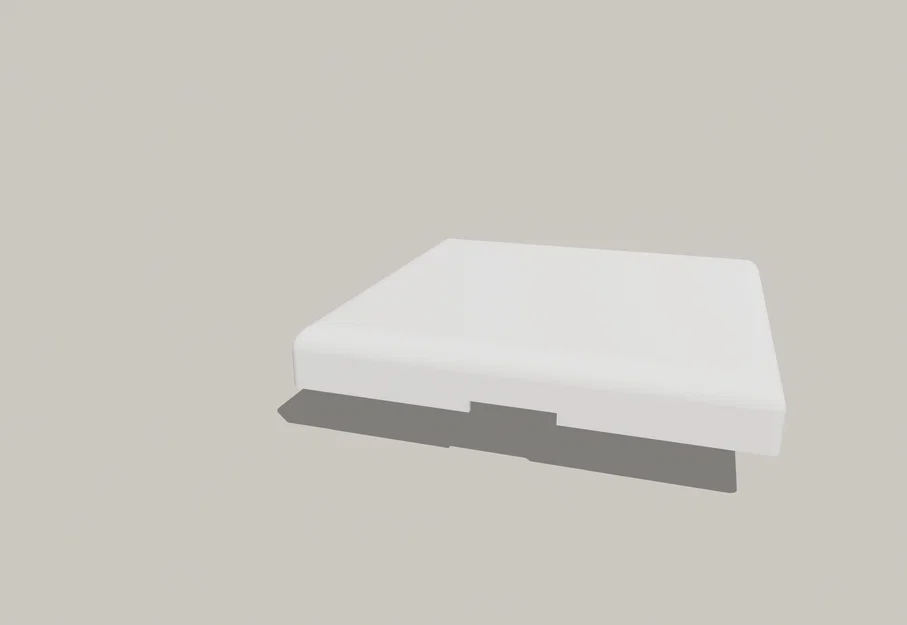 Mặt công tắc đèn vuông tương thích Busch-Jaeger (In 3D) - Image 2