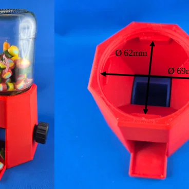 Máy Phân Phối Thực Phẩm 3D Tự Chế Tiện Dụng Cho Hũ Thủy Tinh