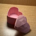 Hộp Đựng Trang Sức Hình Trái Tim Đa Giác - Mẫu In 3D Độc Đáo - Thumbnail 1