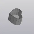 Hộp Đựng Trang Sức Hình Trái Tim Đa Giác - Mẫu In 3D Độc Đáo - Thumbnail 8