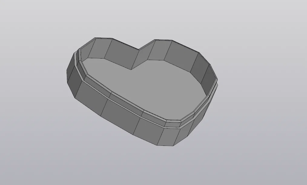 Hộp Đựng Trang Sức Hình Trái Tim Đa Giác - Mẫu In 3D Độc Đáo - Image 10