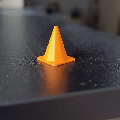 Mô hình nón giao thông cảnh báo in 3D (Safety Cone) độc đáo