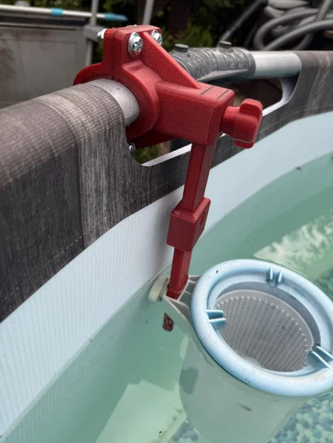 Giá đỡ skimmer hồ bơi Bestway Steel-Frame (ống oval 47x32) - Image 1