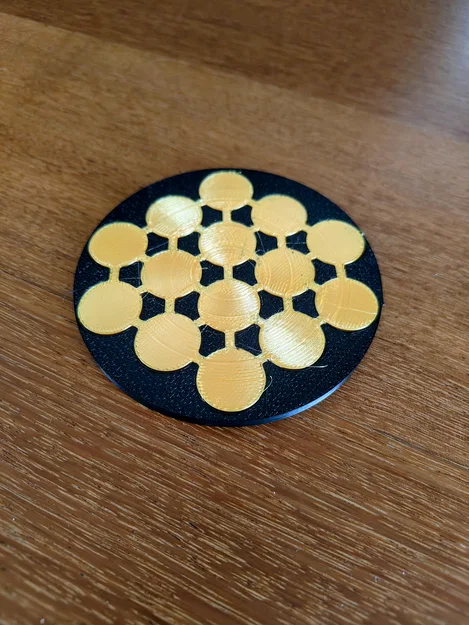 Đế Lót Ly Chấm Nhiều Màu (Multicolor Dot Coaster) - Image 1