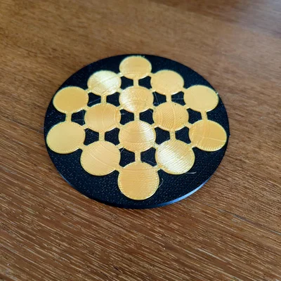Đế Lót Ly Chấm Nhiều Màu (Multicolor Dot Coaster)