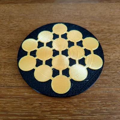 Đế Lót Ly Chấm Nhiều Màu (Multicolor Dot Coaster)