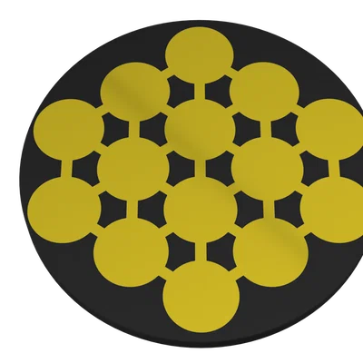Đế Lót Ly Chấm Nhiều Màu (Multicolor Dot Coaster)