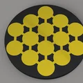 Đế Lót Ly Chấm Nhiều Màu (Multicolor Dot Coaster) - Thumbnail 4