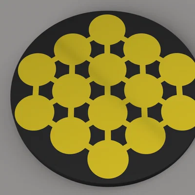 Đế Lót Ly Chấm Nhiều Màu (Multicolor Dot Coaster)