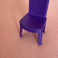 Mẫu ghế nhựa mini cho nhà búp bê (Doll chair) - Dễ in 3D - Thumbnail 2
