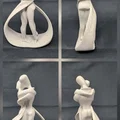 Tượng nghệ thuật 3D The Embrace: Biểu tượng tình yêu tinh tế - Thumbnail 2